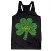 Women's Racerback Performance Tank Top - Lucky Runner -goneforarun Sales 2023 tr 47392 BLACK MAIN