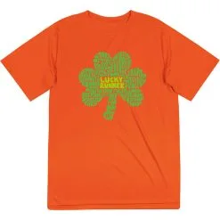 Men's Running Short Sleeve Performance Tee - Lucky Runner -goneforarun Sales 2023 tr 47397 ORANGE MAIN