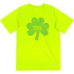 Men's Running Short Sleeve Performance Tee - Lucky Runner -goneforarun Sales 2023 tr 47397 SAFETYYELLOW MAIN