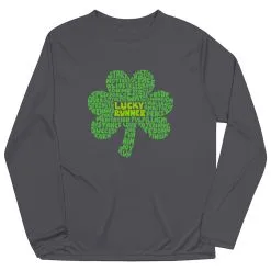 Men's Running Long Sleeve Performance Tee - Lucky Runner