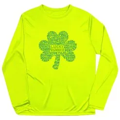 Men's Running Long Sleeve Performance Tee - Lucky Runner 20 Men's Running Long Sleeve Performance Tee - Lucky Runner -goneforarun Sales 2023 tr 47398 SAFETYYELLOW MAIN