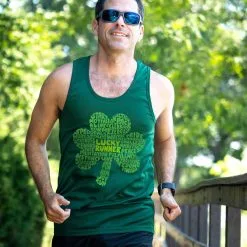 Men's Running Performance Tank Top - Lucky Runner 15 Men's Running Performance Tank Top - Lucky Runner -goneforarun Sales 2023 tr 47399 GREEN LIFESTYLE