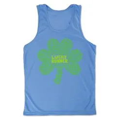 Men's Running Performance Tank Top - Lucky Runner 19 Men's Running Performance Tank Top - Lucky Runner -goneforarun Sales 2023 tr 47399 LIGHTBLUE MAIN
