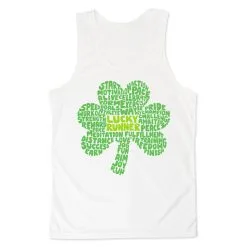 Men's Running Performance Tank Top - Lucky Runner 21 Men's Running Performance Tank Top - Lucky Runner -goneforarun Sales 2023 tr 47399 WHITE MAIN