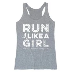 Women's Everyday Tank Top - Run Like A Girl® Road -goneforarun Sales 2023 tr 47404 GRAY MAIN