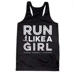 Women's Racerback Performance Tank Top - Run Like A Girl® Road 14 Women's Racerback Performance Tank Top - Run Like A Girl® Road -goneforarun Sales 2023 tr 47405 BLACK MAIN