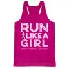 Women's Racerback Performance Tank Top - Run Like A Girl® Road -goneforarun Sales 2023 tr 47405 PINK MAIN
