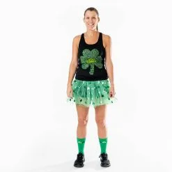 Runners Tutu - Glitter Shamrock -goneforarun Sales 2023 tr 47417 FRONT 1