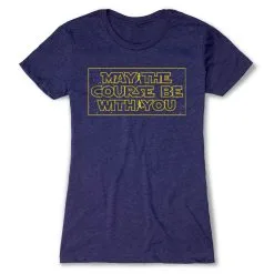 Women's Everyday Runners Tee - May The Course Be With You -goneforarun Sales 2023 tr 47481 STORMINDIGO FLAT
