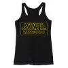 Women's Everyday Tank Top - May The Course Be With You -goneforarun Sales 2023 tr 47484 BLACK MAIN