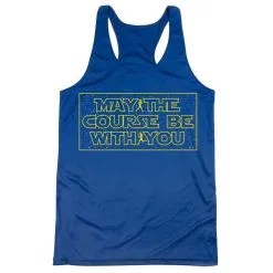 Women's Racerback Performance Tank Top - May The Course Be With You -goneforarun Sales 2023 tr 47485 ROYAL MAIN