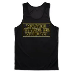 Men's Running Performance Tank Top - May The Course Be With You
