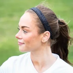 Running Juliband Non-Slip Deluxe Headband - Black Glitter 7 Running Juliband Non-Slip Deluxe Headband - Black Glitter -goneforarun Sales 2023 tr 47498 LIFESTYLE 2