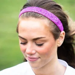 Running Juliband Non-Slip Deluxe Headband - Pink Glitter -goneforarun Sales 2023 tr 47499 LIFESTYLE 3