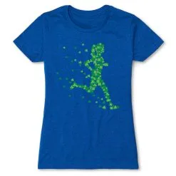 Women's Everyday Runners Tee - Lucky Runner Girl -goneforarun Sales 2023 tr 47507 ROYAL MAIN
