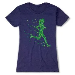 Women's Everyday Runners Tee - Lucky Runner Girl -goneforarun Sales 2023 tr 47507 STORMINDIGO MAIN