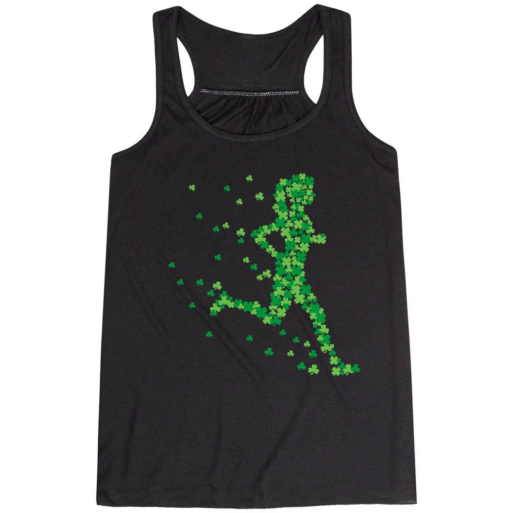 Flowy Racerback Tank Top - Lucky Runner Girl 7 Flowy Racerback Tank Top - Lucky Runner Girl - Image 5