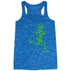 Flowy Racerback Tank Top - Lucky Runner Girl 14 Flowy Racerback Tank Top - Lucky Runner Girl -goneforarun Sales 2023 tr 47509 BLUE MAIN