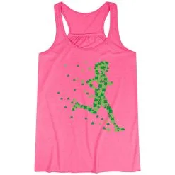 Flowy Racerback Tank Top - Lucky Runner Girl 15 Flowy Racerback Tank Top - Lucky Runner Girl -goneforarun Sales 2023 tr 47509 PINK MAIN