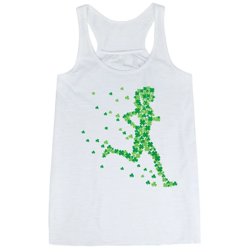 Flowy Racerback Tank Top - Lucky Runner Girl 3 Flowy Racerback Tank Top - Lucky Runner Girl
