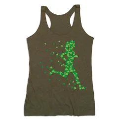Women's Everyday Tank Top - Lucky Runner Girl -goneforarun Sales 2023 tr 47510 OLIVE MAIN