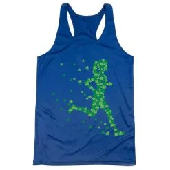 Women's Racerback Performance Tank Top - Lucky Runner Girl -goneforarun Sales 2023 tr 47511 ROYAL MAIN