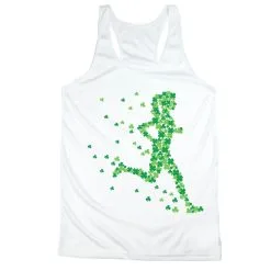 Women's Racerback Performance Tank Top - Lucky Runner Girl
