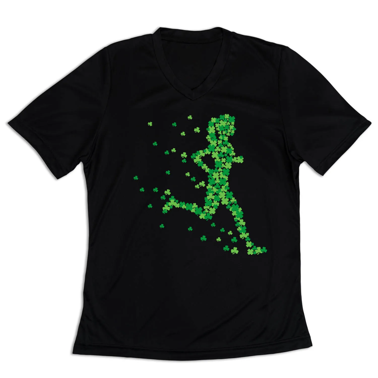 Women's Short Sleeve Tech Tee - Lucky Runner Girl 6 Women's Short Sleeve Tech Tee - Lucky Runner Girl - Image 4