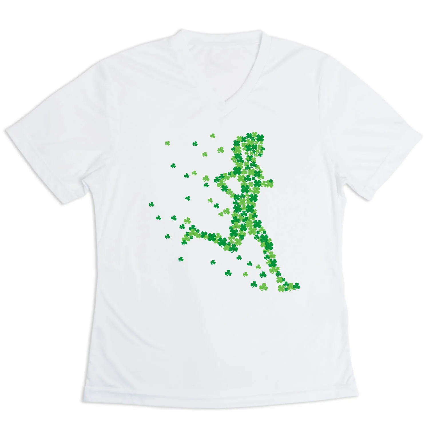 Women's Short Sleeve Tech Tee - Lucky Runner Girl 9 Women's Short Sleeve Tech Tee - Lucky Runner Girl - Image 7