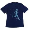 Women's Short Sleeve Tech Tee - Patriotic Runner Girl -goneforarun Sales 2023 tr 47526 NAVY MAIN