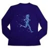 Women's Long Sleeve Tech Tee - Patriotic Runner Girl -goneforarun Sales 2023 tr 47527 ROYAL MAIN