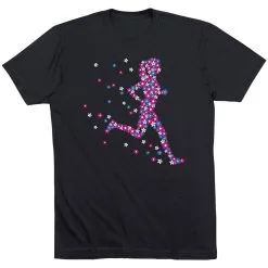 Running Short Sleeve T-Shirt - Summer Runner Girl -goneforarun Sales 2023 tr 47532 BLACK MAIN