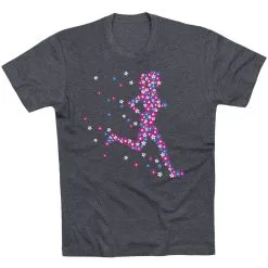 Running Short Sleeve T-Shirt - Summer Runner Girl -goneforarun Sales 2023 tr 47532 CHARCOAL MAIN