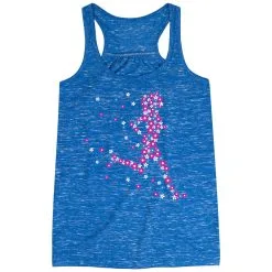 Flowy Racerback Tank Top - Summer Runner Girl -goneforarun Sales 2023 tr 47533 BLUE MAIN