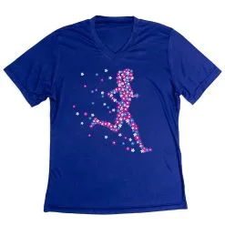 Women's Short Sleeve Tech Tee - Summer Runner Girl -goneforarun Sales 2023 tr 47536 ROYAL MAIN