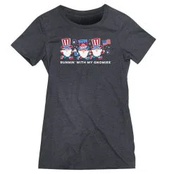 Women's Everyday Runners Tee - Runnin' With My Patriotic Gnomies -goneforarun Sales 2023 tr 47551 CHARCOAL MAIN