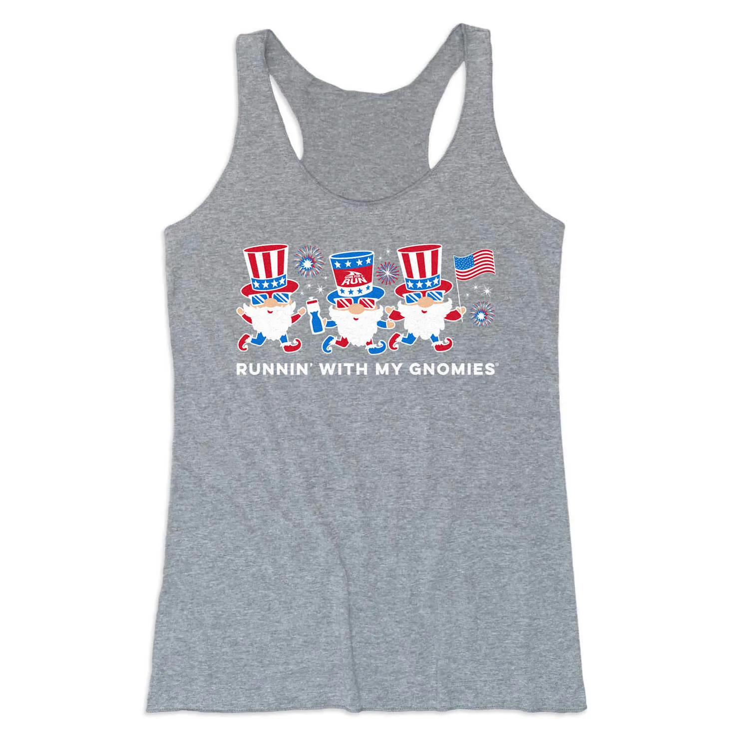 Women's Everyday Tank Top - Runnin' With My Patriotic Gnomies 7 Women's Everyday Tank Top - Runnin' With My Patriotic Gnomies - Image 5