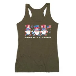Women's Everyday Tank Top - Runnin' With My Patriotic Gnomies 14 Women's Everyday Tank Top - Runnin' With My Patriotic Gnomies -goneforarun Sales 2023 tr 47554 OLIVE MAIN