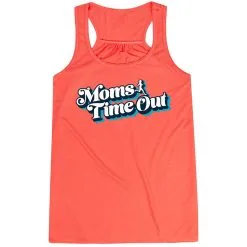Flowy Racerback Tank Top - Moms Time Out -goneforarun Sales 2023 tr 47568 CORAL MAIN