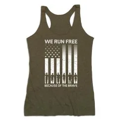 Women's Everyday Tank Top - Because Of The Brave -goneforarun Sales 2023 tr 47590 OLIVE MAIN