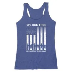 Women's Everyday Tank Top - Because Of The Brave -goneforarun Sales 2023 tr 47590 ROYAL MAIN