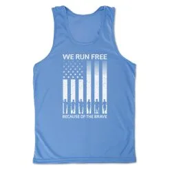 Men's Running Performance Tank Top - Because Of The Brave -goneforarun Sales 2023 tr 47595 LIGHTBLUE MAIN