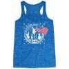 Flowy Racerback Tank Top - Run For The Red, White & Blue -goneforarun Sales 2023 tr 47601 BLUE MAIN