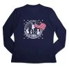 Women's Long Sleeve Tech Tee - Run For The Red, White & Blue -goneforarun Sales 2023 tr 47605 NAVY MAIN