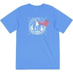 Men's Running Short Sleeve Performance Tee - Run For The Red, White & Blue 11 Men's Running Short Sleeve Performance Tee - Run For The Red, White & Blue -goneforarun Sales 2023 tr 47606 LIGHTBLUE FLAT