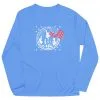 Men's Running Long Sleeve Performance Tee - Run For The Red, White & Blue -goneforarun Sales 2023 tr 47607 LIGHTBLUE FLAT