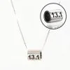 Sterling Silver Bead Necklace - 13.1 Half Marathon -goneforarun Sales 2023 tr 47612