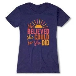 Women's Everyday Runners Tee - She Believed -goneforarun Sales 2023 tr 47646 STORMINDIGO MAIN