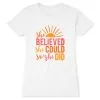 Women's Everyday Runners Tee - She Believed -goneforarun Sales 2023 tr 47646 WHITE MAIN