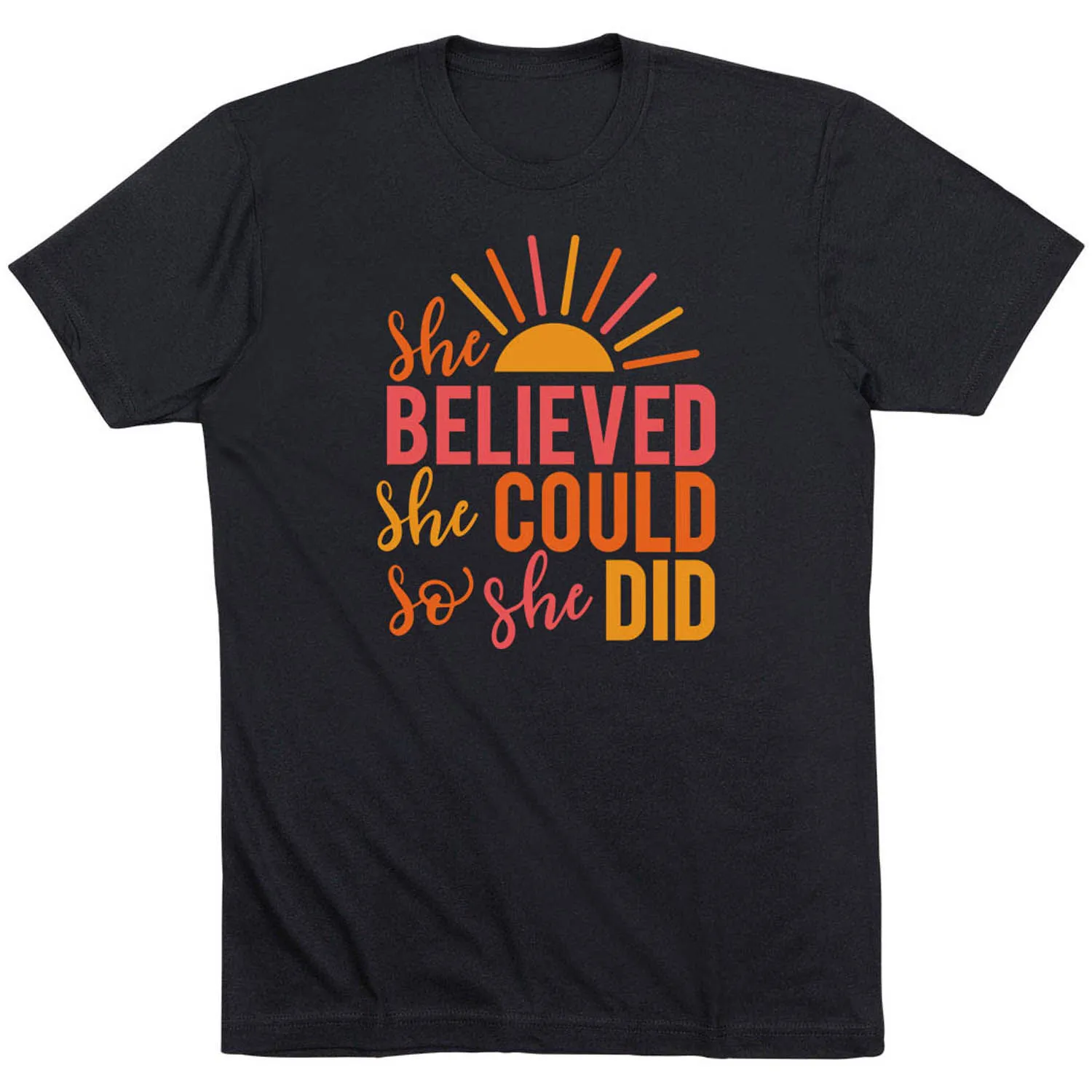 Short Sleeve T-Shirt - She Believed 6 Short Sleeve T-Shirt - She Believed - Image 4